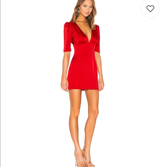 Majorelle Angelica mini dress in red - Picture 2 of 6